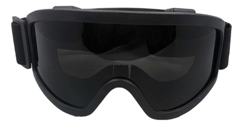 Gogles Black Motocross Gotcha Tacticos Proteccion Rg802 Negro Negro Unitalla