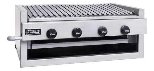 Chapa Grelha Char Broiler Fire Gg80 Gás 83x50cm Varimaq