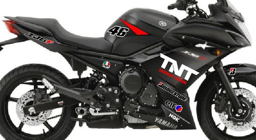 Adesivo Yamaha Xj6f Xj6 F Yamaha Moto Mod02