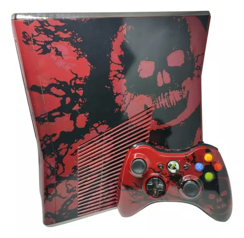 Console Xbox 360 Slim 250GB (Edição Limitada: Gears of War 3