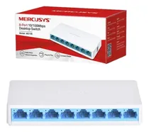 Comprar Switch Desktop 8 Puertos 10\u002F100 Mbps Rj-45 Ms108 Mercusys 