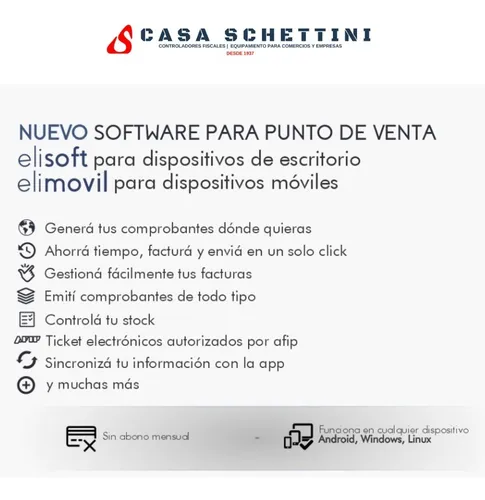 Impresora Ticket Factura Electronica Afip + Software Celular