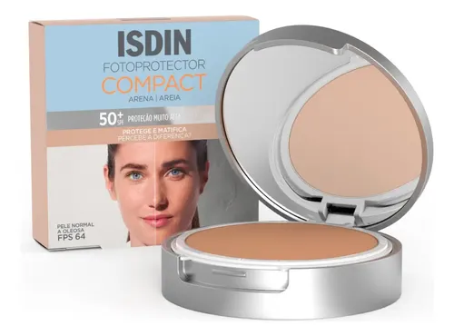 Isdin Protetor Solar Compacto Areia Fps ​50 - 10g