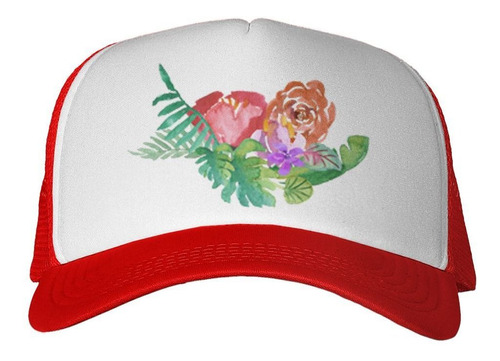 Gorra Ramo De Flores Dibujo Art M1