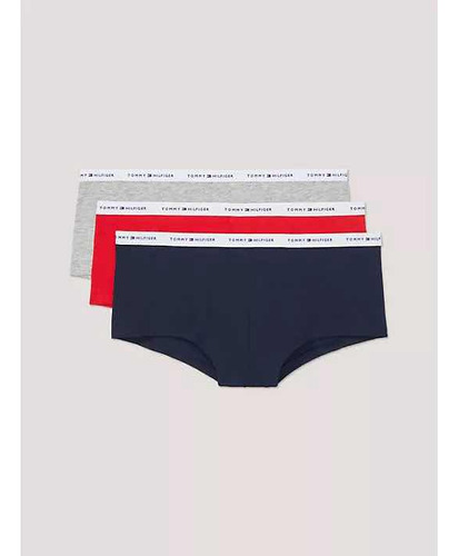 Ropa Interior Pack X 3 Tipo Boxer Cortos Con Logo Para Mujer