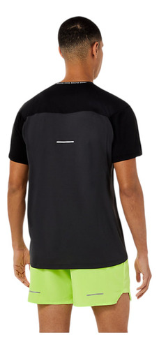 Playera Asics Hombre Running Entrenamiento Negro Race Top