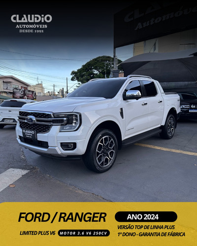 Ford Ranger 3.0 Limited Cab. Dupla V6 4X4 Aut. 4P