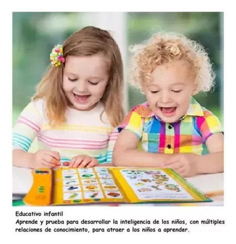 Libro Interactivo Mi E-book En Español Para Aprender A Leer
