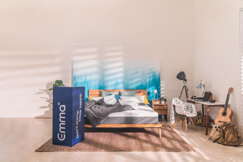 Colchón Queen Emma Visco Memory Foam Tecnología Alemana