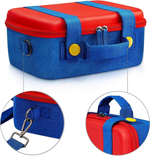 Imagen 1 de 5 de Maleta Para Nintendo Switch Estuche Protector Resistente
