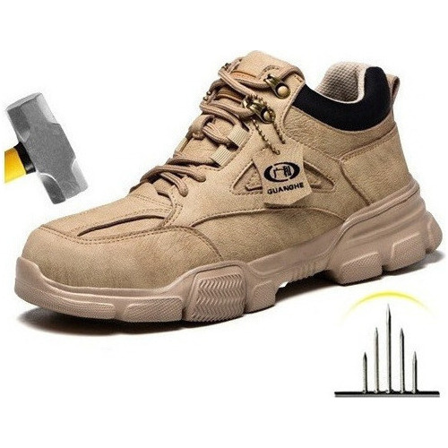 Zapatos De Seguridad Para Hombre, Botas De Trabajo Antigolpe