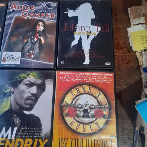 Imagem 5 de 5 de Dvd Lote Rock 14 Unidades Originais. /5