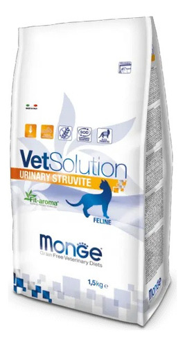 Alimento Monge Premium Gato Vet Urinary Struvite Cat 1.5kg