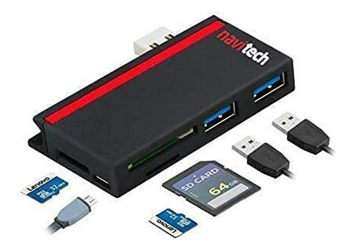 2 En 1 Portátil-tableta Adaptador Hub Usb *******-entrada Mi