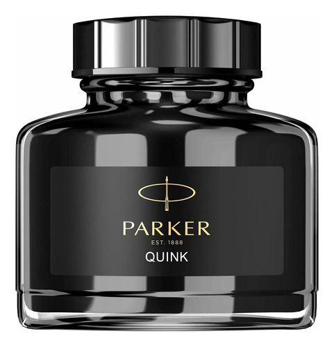 Parker Quink Negro Tinta Líquida Para Pluma Fuente
