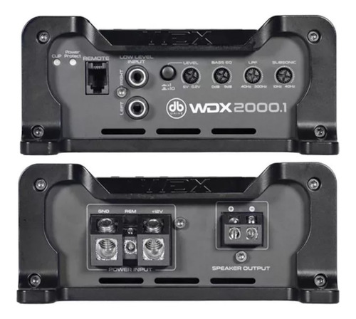 Amplificador Monoblock Db Drive Wdx2000.1 2000w Clase D 1 Ch