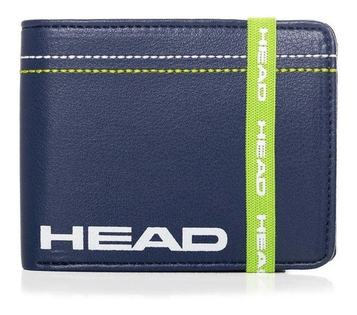 Billetera Hombre Urbana Head Original Cuero Pu Reforzada