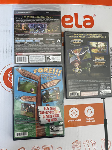 Juegos De Ps2 Sellados Toy Story 3, Hot Shots Y Sorcery Ps3