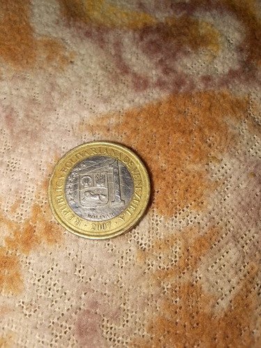 Moneda Un Bolivar Arco Dorado