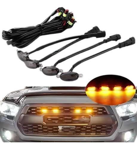 Luces Led Para Persiana Parrilla Grille Frente Universal