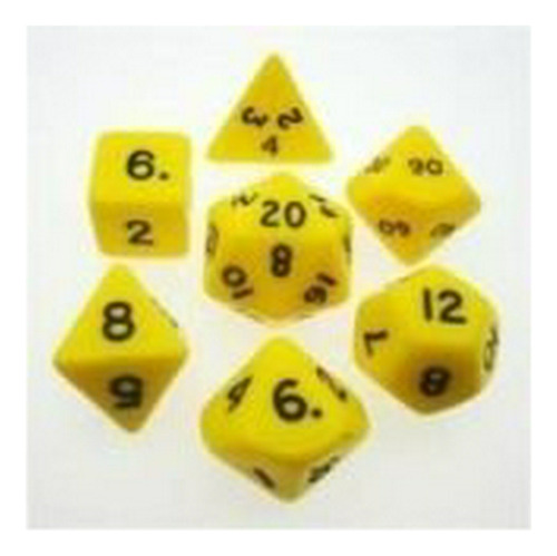 Coleccion De Juego - Koplow Games Yellow Solid Color 7 Piece