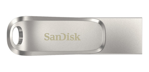 Imagen 1 de 3 de Pendrive SanDisk Ultra Dual Drive Luxe 256GB 3.1 Gen 1 plateado