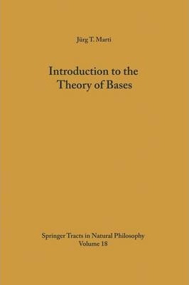 Libro Introduction To The Theory Of Bases - Jurg T. Marti