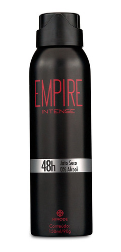 Imagem 1 de 1 de Desodorante Antitranspirante Empire Intense 150ml - Hinode