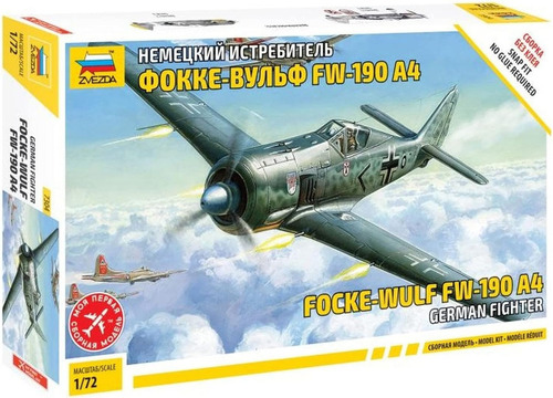 Focke-wulf Fw-190 A4 Escala 1/72 Zvezda 7304