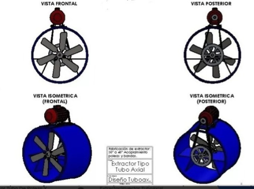 Inyector De Aire Tubular Transmision Poleas Y Bandas 24
