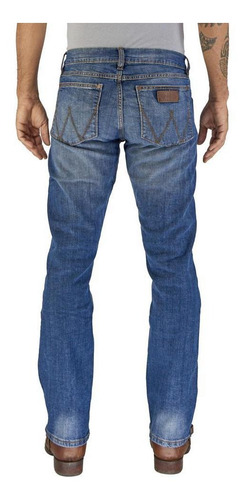 Imagen 3 de 6 de Jeans Vaquero Wrangler Hombre Retro Slimstraight 8cw