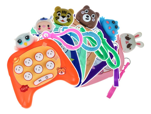 Juego Pop It Push Bubble Electronico Llavero Portatil