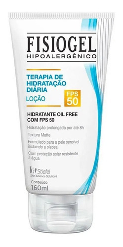 Fisiogel Loção Hidratante Oil Free Fps50 - 160ml Full