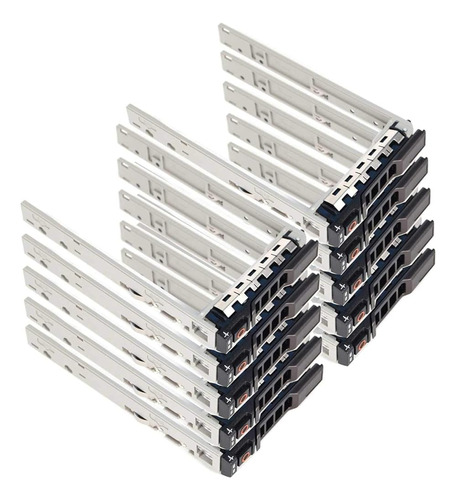 10pcs, 2.5  Bandeja De Disco Duro Para Dell Poweredge Server