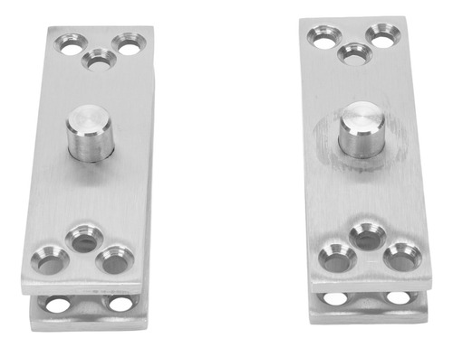 Juego De Bisagras Giratorias Para Puerta De 360°, Acero Inox