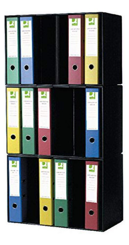 Q-connect Modulo Archivador Palanca Color Negro ( 5) 1