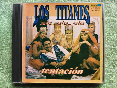 Eam Cd Los Titanes Salsa - Tentacion 1991 Su Decimo Album