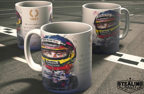 Imagen 2 de 3 de Taza Fierrera - Jacques Villeneuve | World Champion Edition