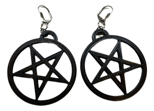 Aros Pentagrama Estrella Rock Dark Gothic