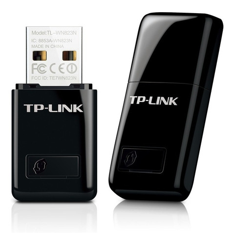 Imagen 1 de 8 de Placa De Red Wifi Usb Tp Link Tl-wn823n 300 Mbps Mini