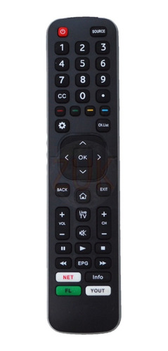 Control Remoto Para Tv Led Smart Philco Hisense Zuk