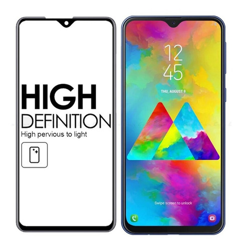 Vidrio Templado Curvo 5d Samsung A10 M10 A10s Full Adhesivo