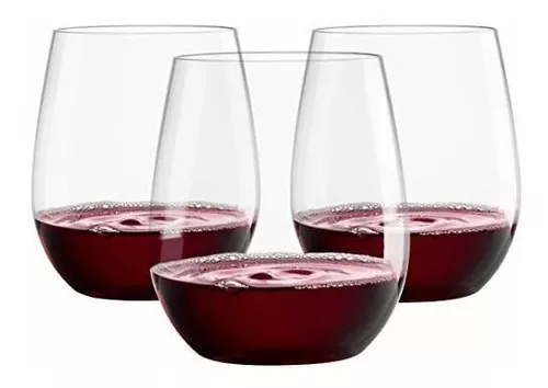 China 3PC 8oz Vasos de copa de vino con tallo de plástico duro