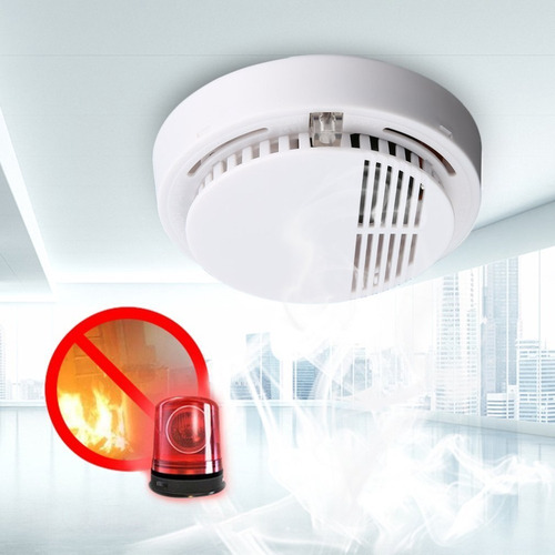 Alarma Sensor Detector De Humo Autonomo A Bateria 9v