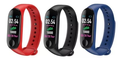 Pulsera Reloj Deportes M3 Inteligente Monitor Cardíaco Ip67