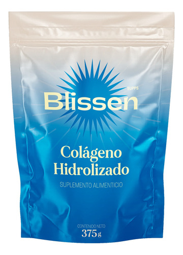 Blissen Colágeno Hidrolizado En Polvo 375 Gramos Sabor Sin sabor