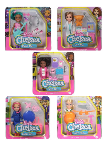 Muñeca Barbie Chelsea Profesionales Surtido Mattel Tn86