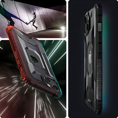 Capa Case Original Spigen Nitro Force Para iPhone 13 Black