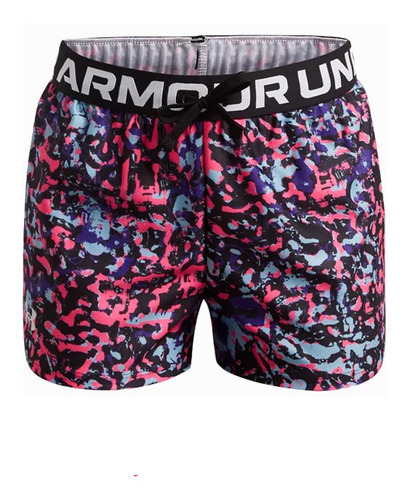 Shorts Ua Play Up Estampado Para Niña 1363371-007