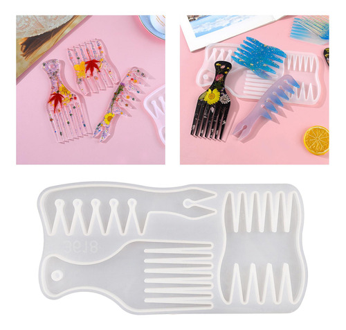 2 Molde De Silicona Para Peinar El Cabello Moldes De Peine